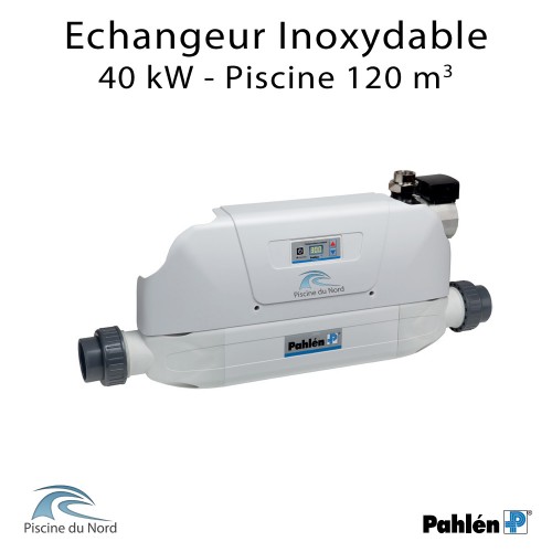 Echangeur de chaleur Aqua mex 40kW Acier inoxydable Pahlén Echangeur de chaleur Aqua mex 40kW Acier inoxydable Pahlén