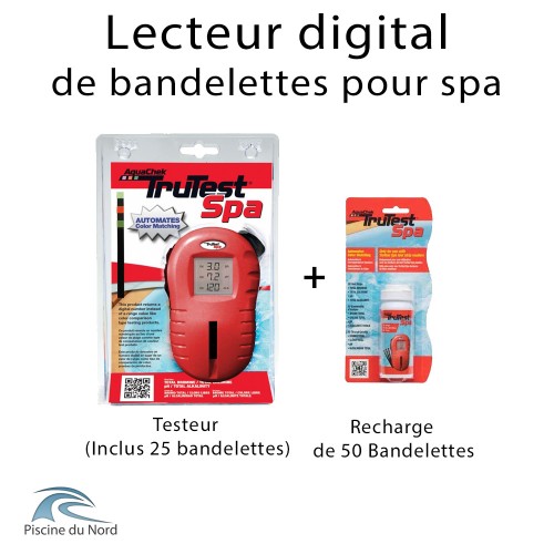 Lecteur digital de bandelettes pour spa Lecteur digital de bandelettes pour spa