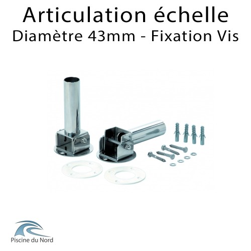 Support d'échelle articulé pour ancrage à visser Support d'échelle articulé pour ancrage à visser