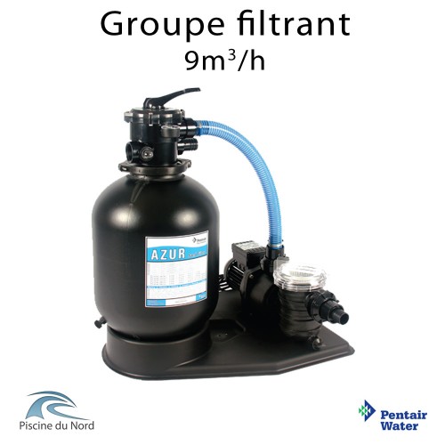 Set de filtration pentair azur filtre 9m³/h + Pompe swimney 0,75 CV Set de filtration pentair azur filtre 9m³/h + Pompe swimney 0,75 CV